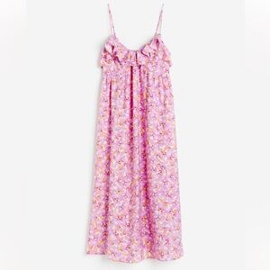 H&M Pink Floral Maxi Dress